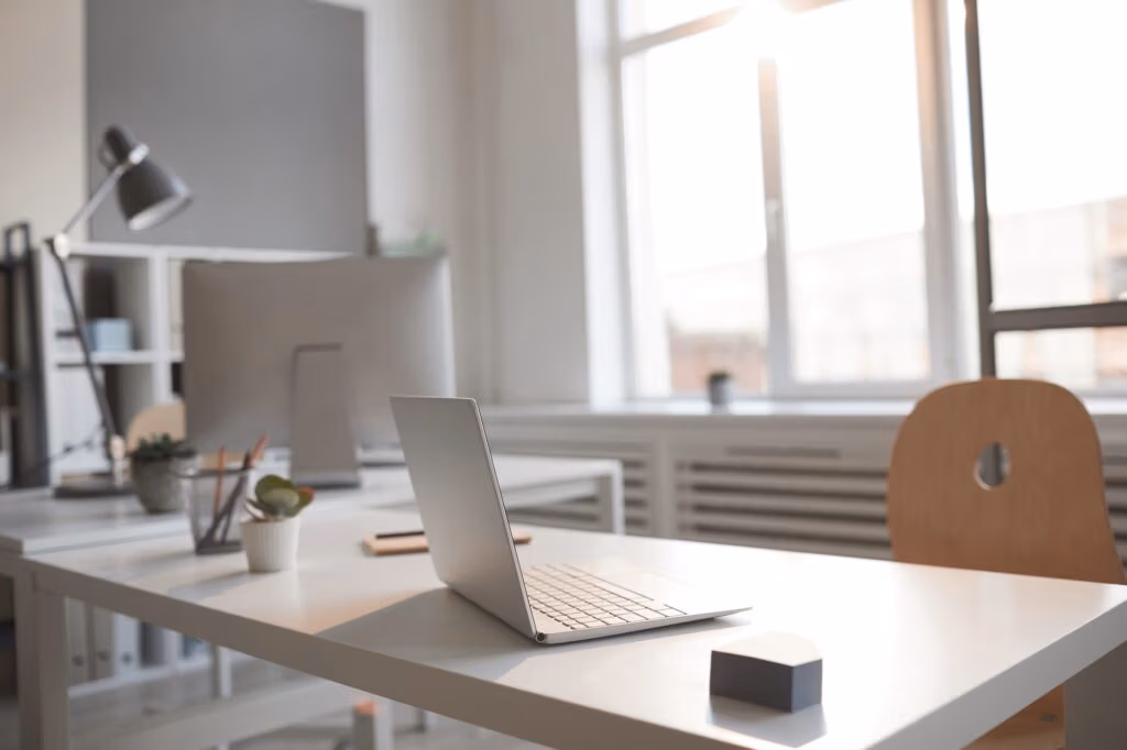 Workplace of business person